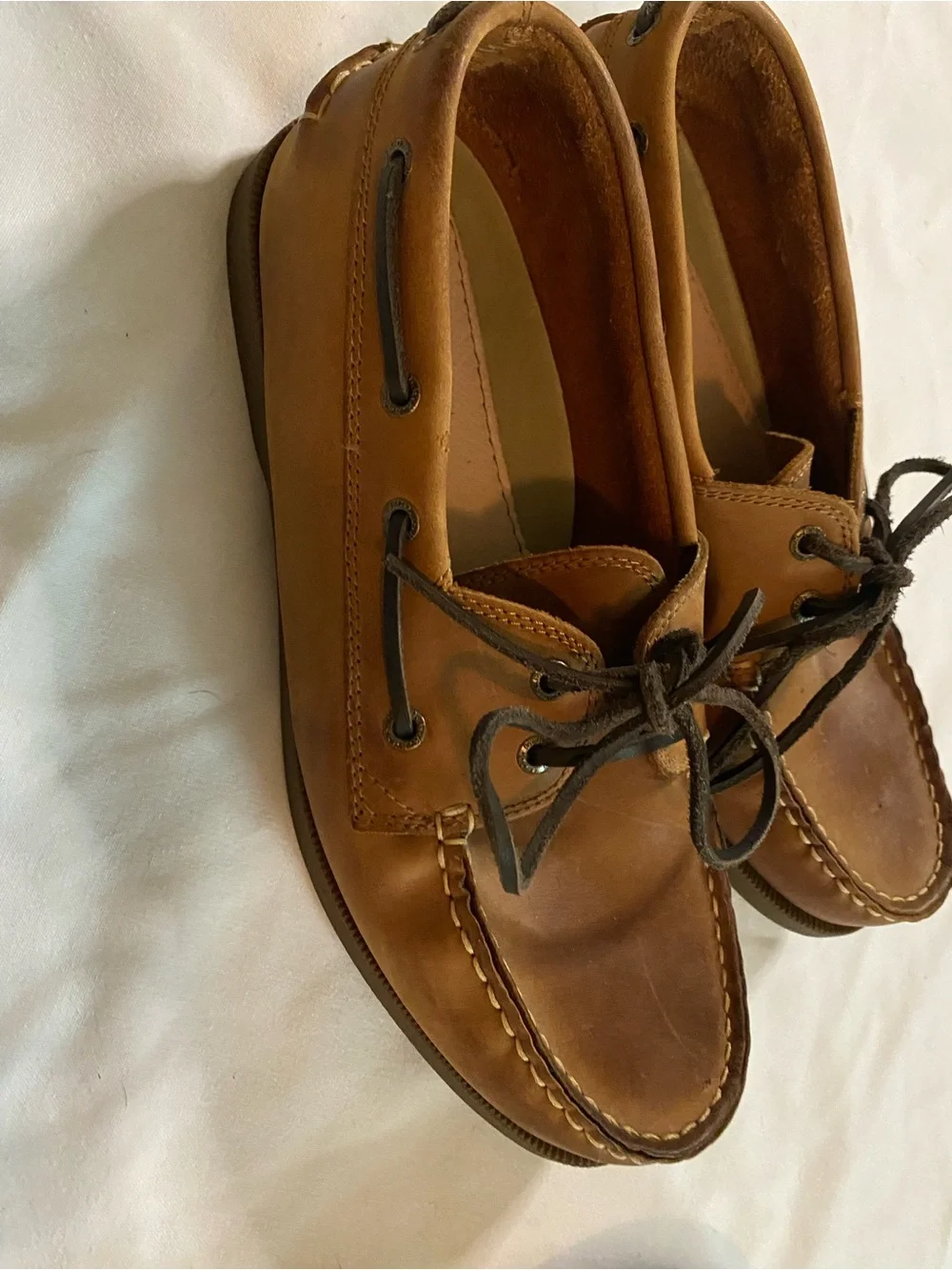 G.H. Bass Hampton Core 2 Leather Boat Shoes - Men's 9.5 W Wide